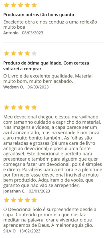Devocional SOLO